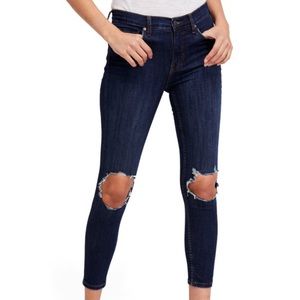 BNWT Free People High Waist Ankle Skinny Jeans